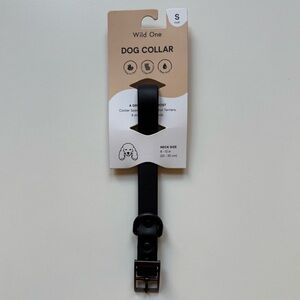 Wild One Dog Collar - S (8-12") - Black